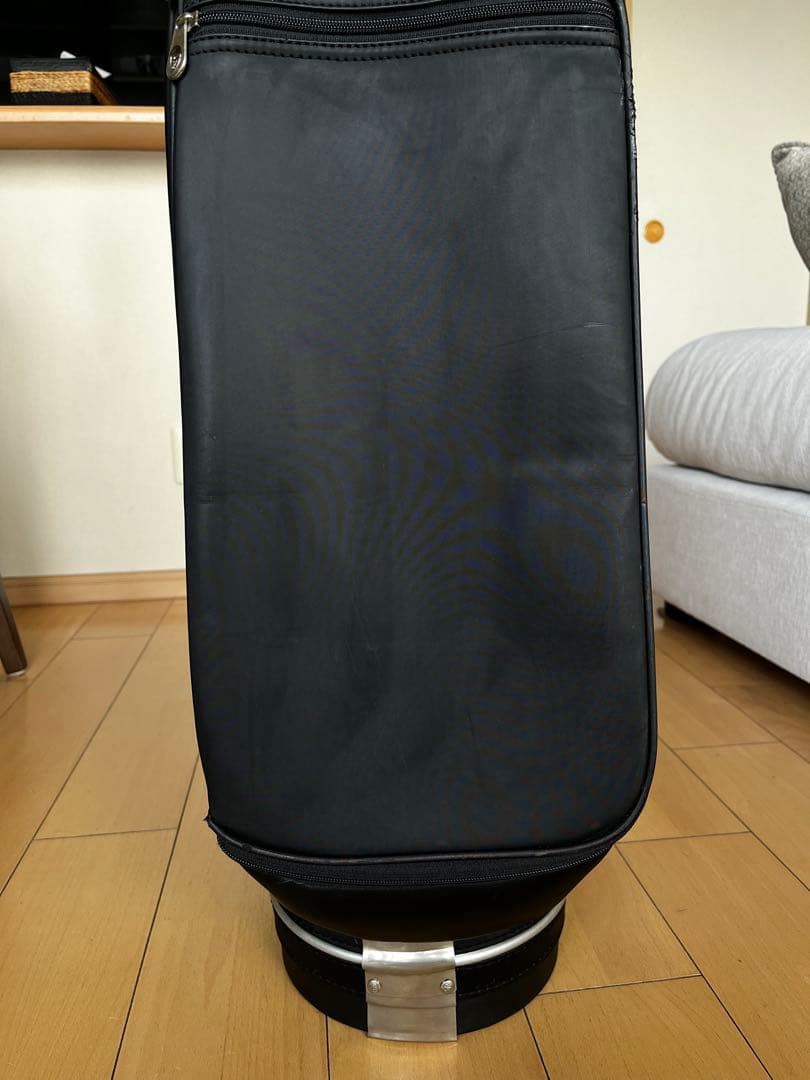 完売品希少旧ロゴ　良品　ナイキ　ゴルフ　黒　ド迫力大型キャディバッグ　NIKE