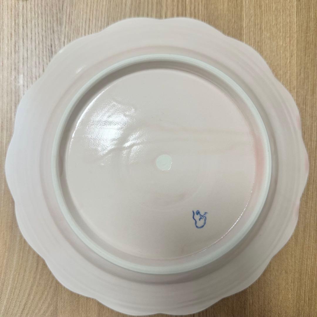佐々木忍 メリーゴーランド 皿 ピンク 希少 陶器皿 新品未使用