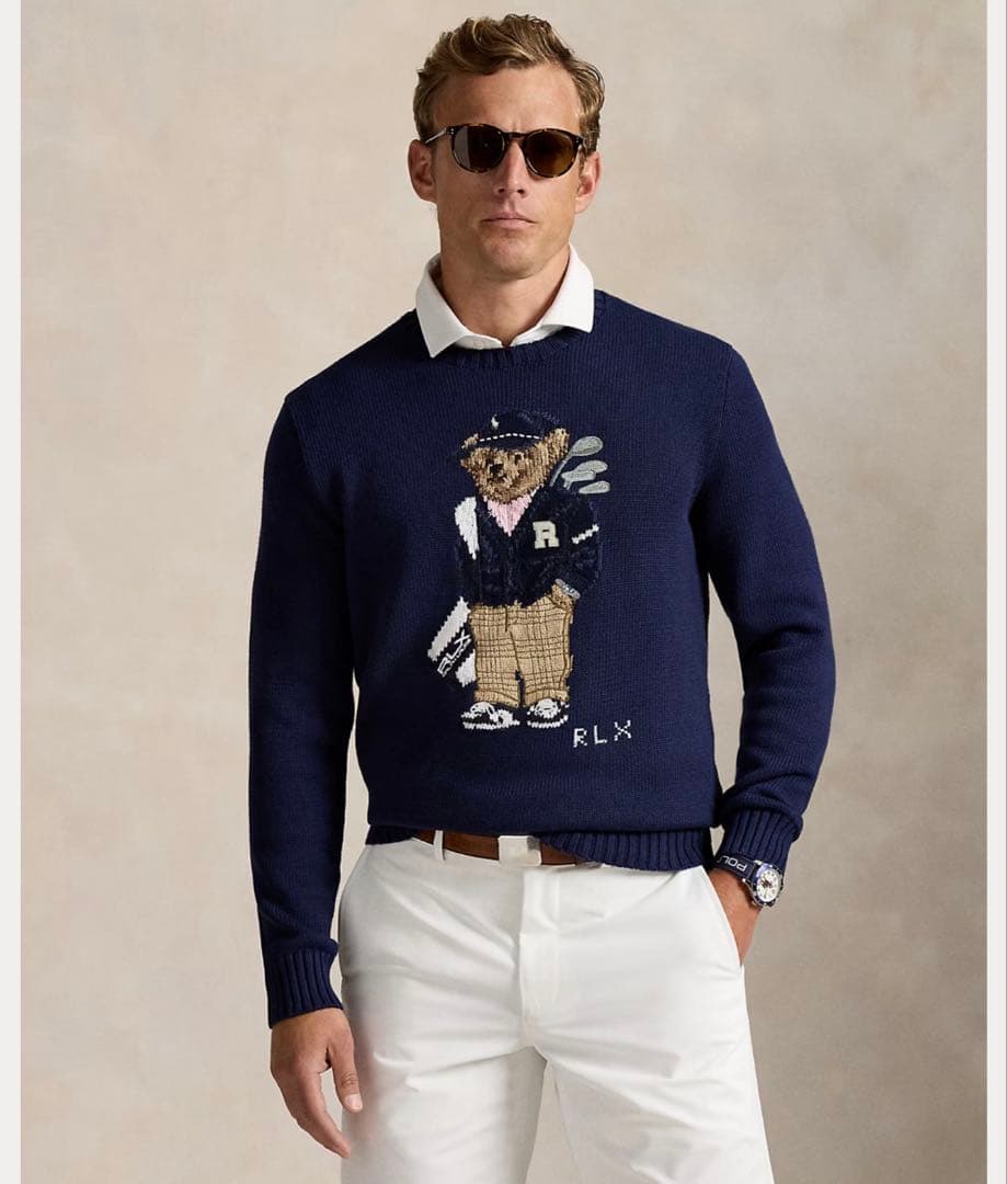 「新品タグ付き 」 Polo ベア セーターUS M