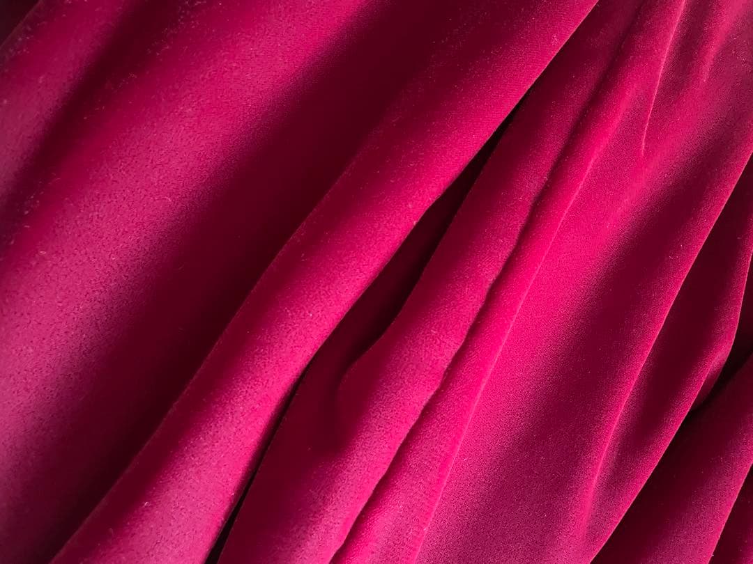 真紅オーダー遮光カーテン２セット