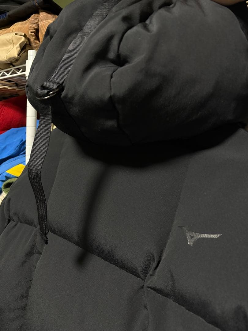 美品 MIZUNO × comme ca ism ブラック ダウンジャケット