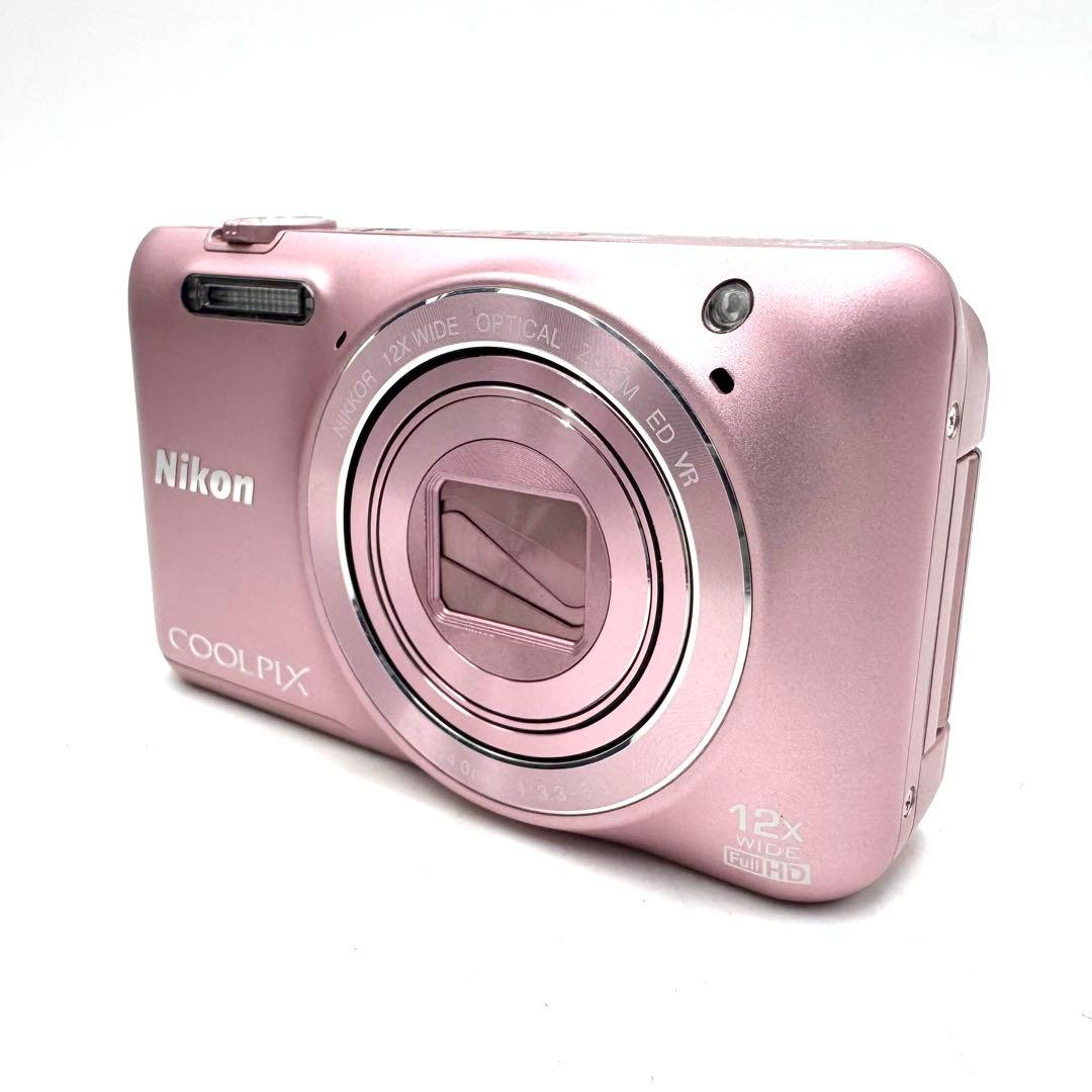 美品 ニコン NIKON Coolpix S6600 コンデジ ピンク