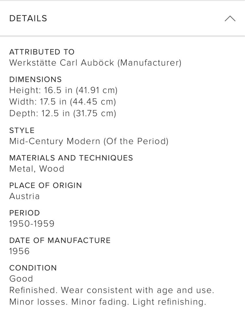 Carl Aubock カールオーボック マガジンラック ミッドセンチュリー名品
