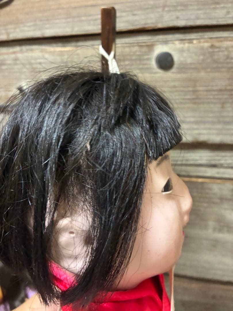 市松人形　銘なし