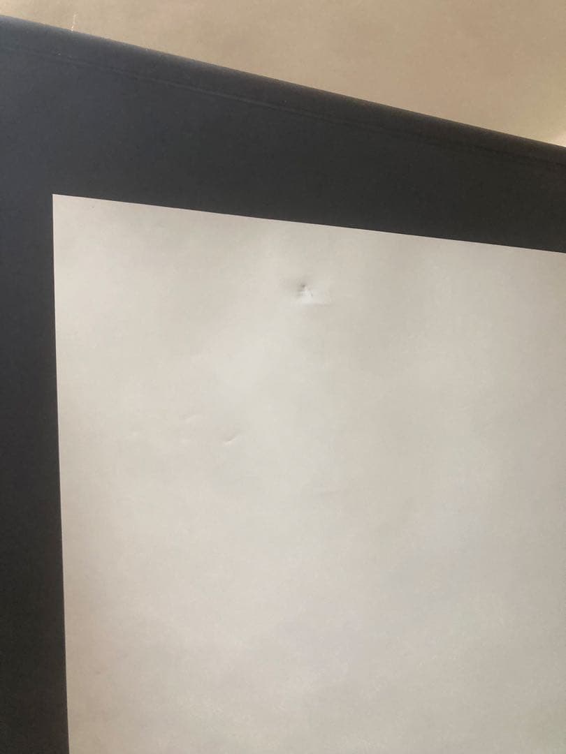 プロジェクタースクリーン 自立式 手動 80インチ ブラック