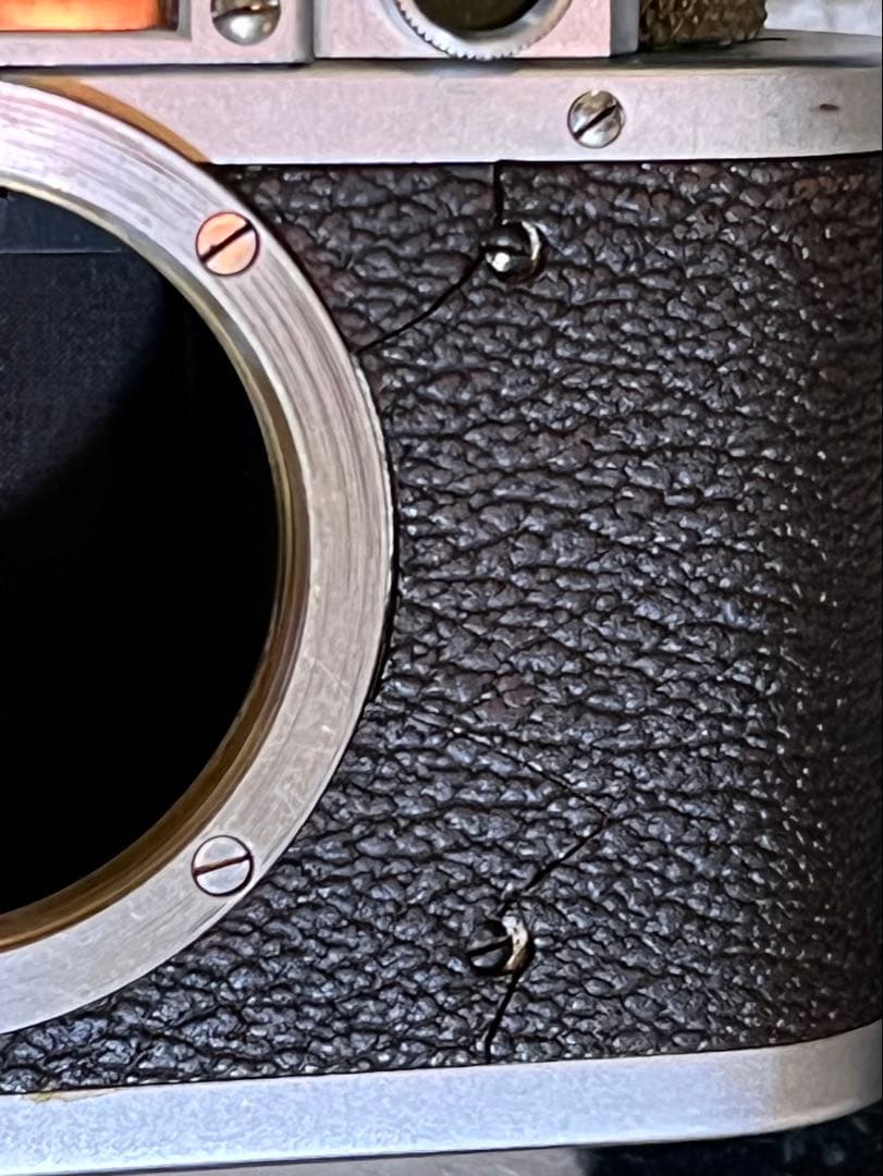 Leica Ⅲa バルナックライカ 本革ケース Fedレンズ付