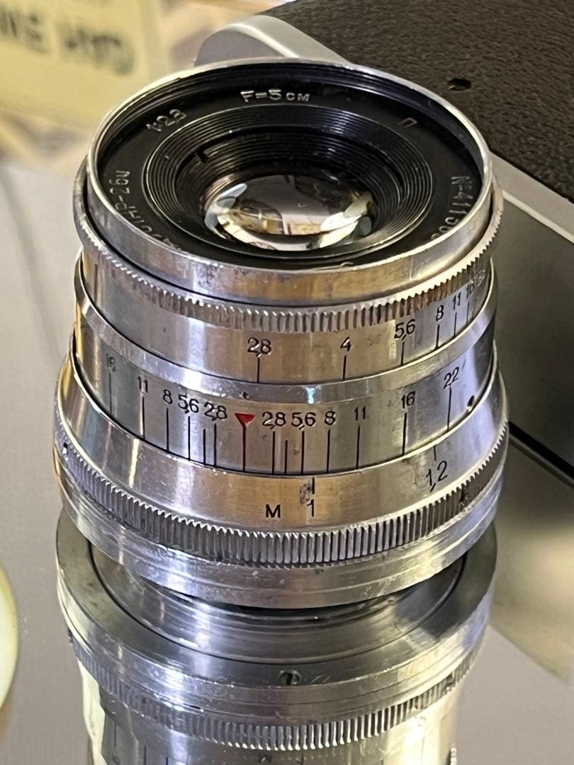 Leica Ⅲa バルナックライカ 本革ケース Fedレンズ付