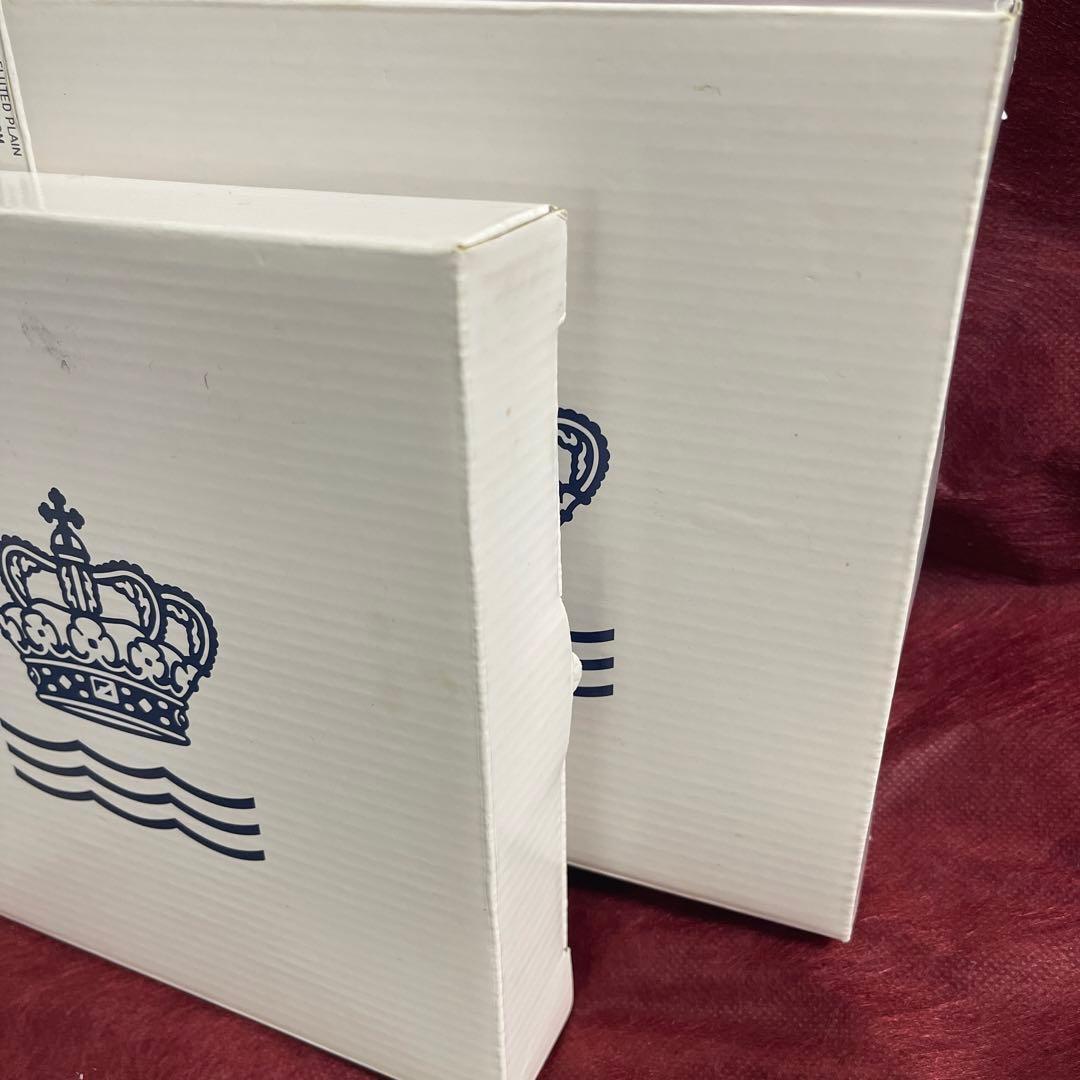 ロイヤルコペンハーゲン　ブルーフルーテッドプレインプレート 2枚