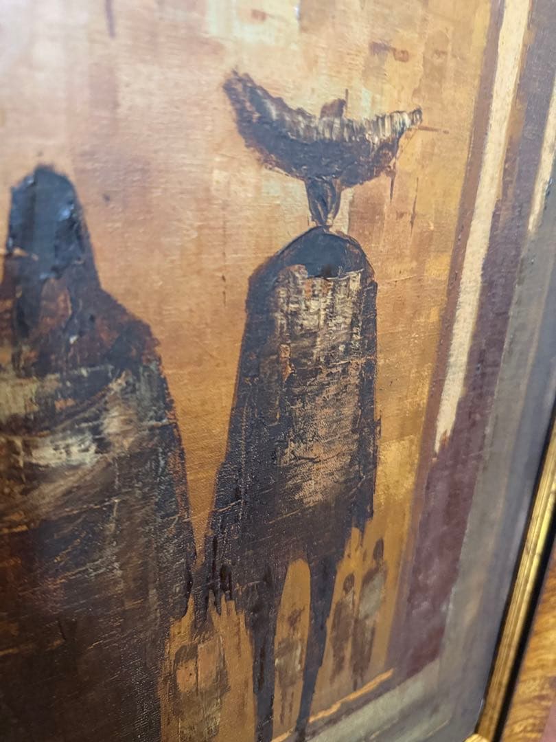 額縁込みメキシコ画家ミッドセンチュリー