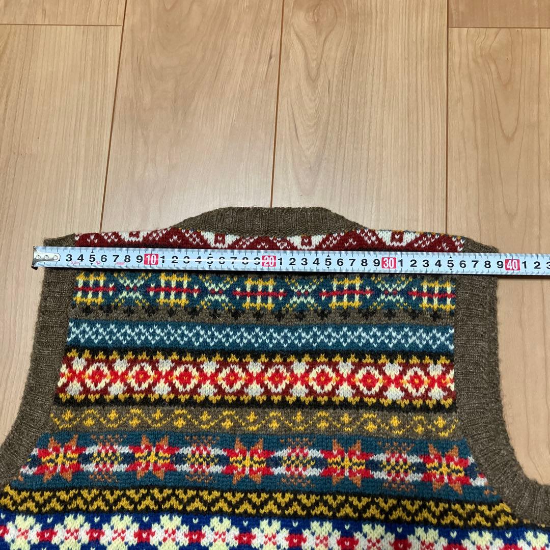Jamieson's ジャミーソンズ フェアアイル柄 ウールベスト