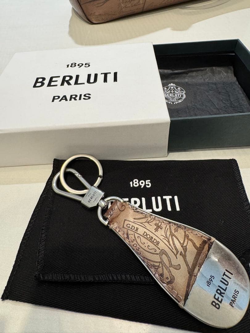 ベルルッティ スプーン型キーホルダー Made In Italy シューホーン