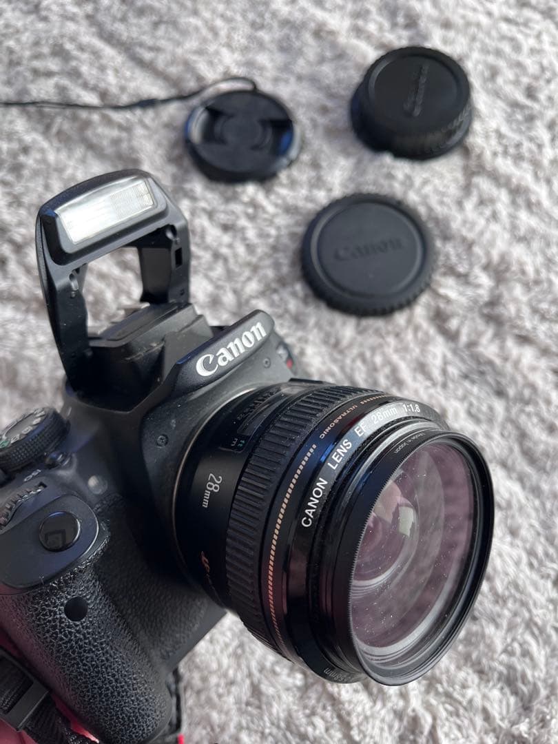 canon EOS kiss x71 レンズEF 28mm F1.8 USM