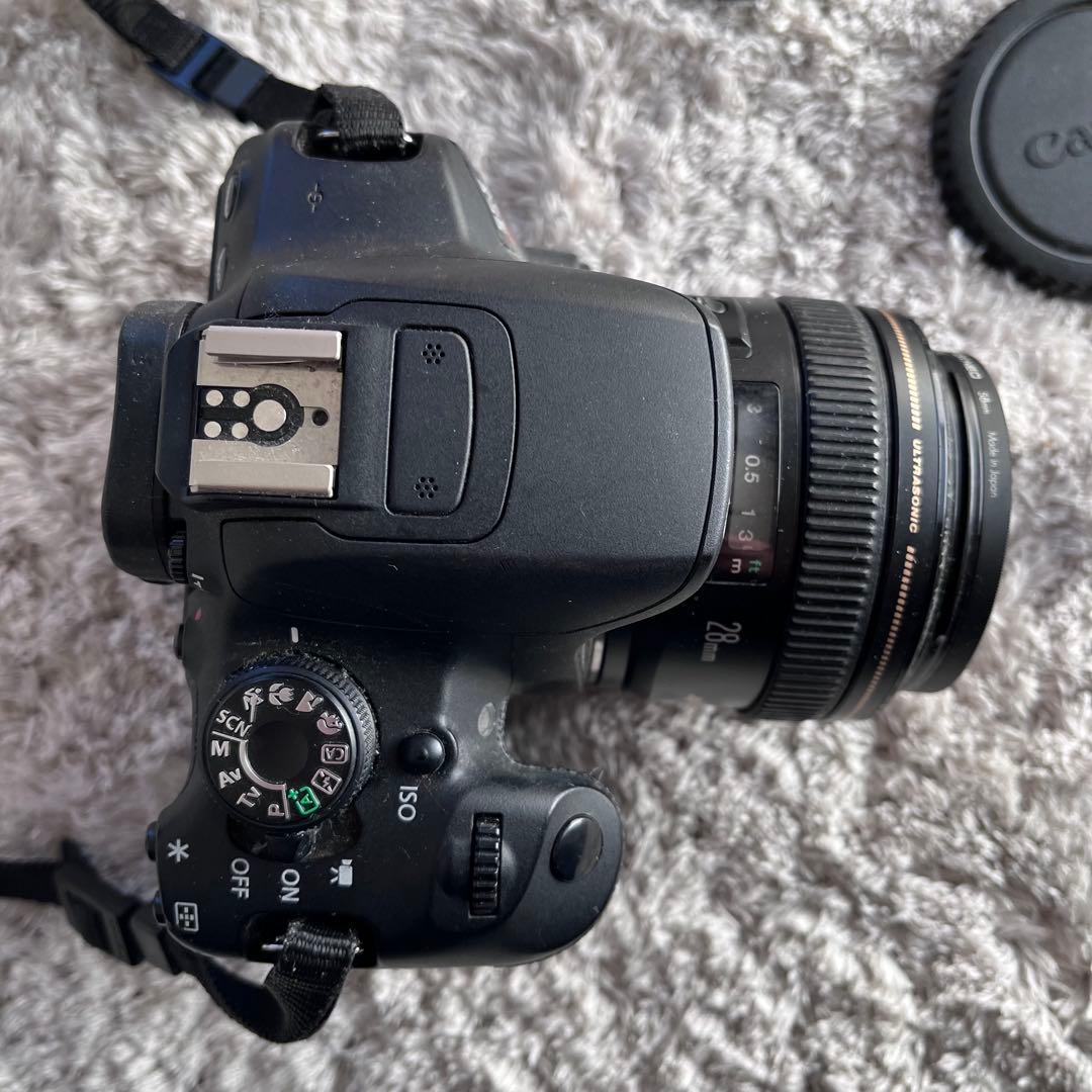 canon EOS kiss x71 レンズEF 28mm F1.8 USM