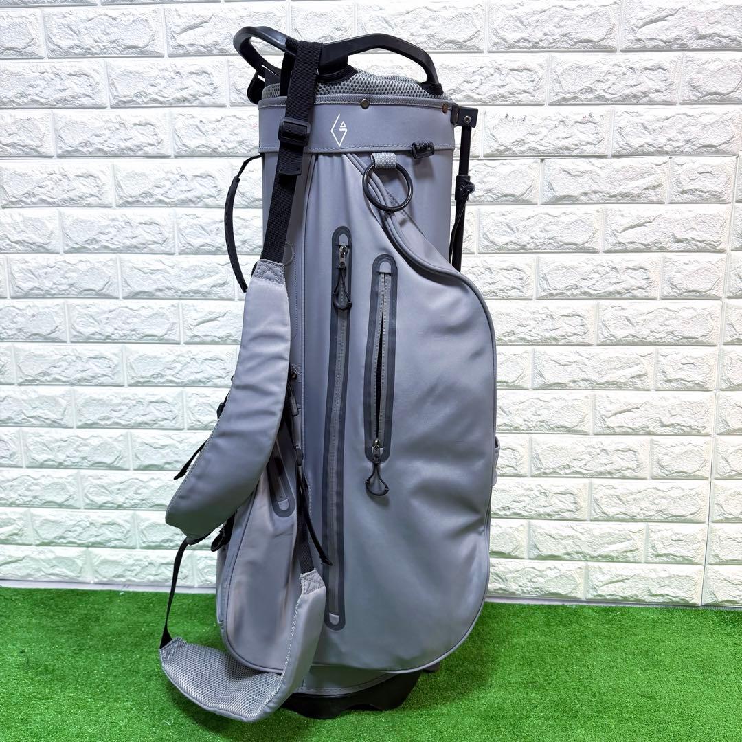 希少　ARGOLF キャディーバッグ　スタンド式　8.5型　軽量　グレー　良好