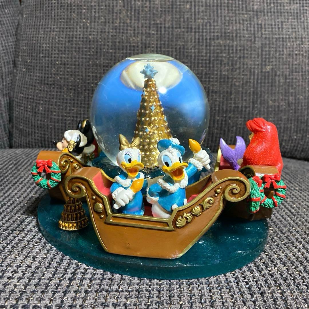 希少 レア ハーバーサイドクリスマス ディズニーシー スノードーム フィギュア