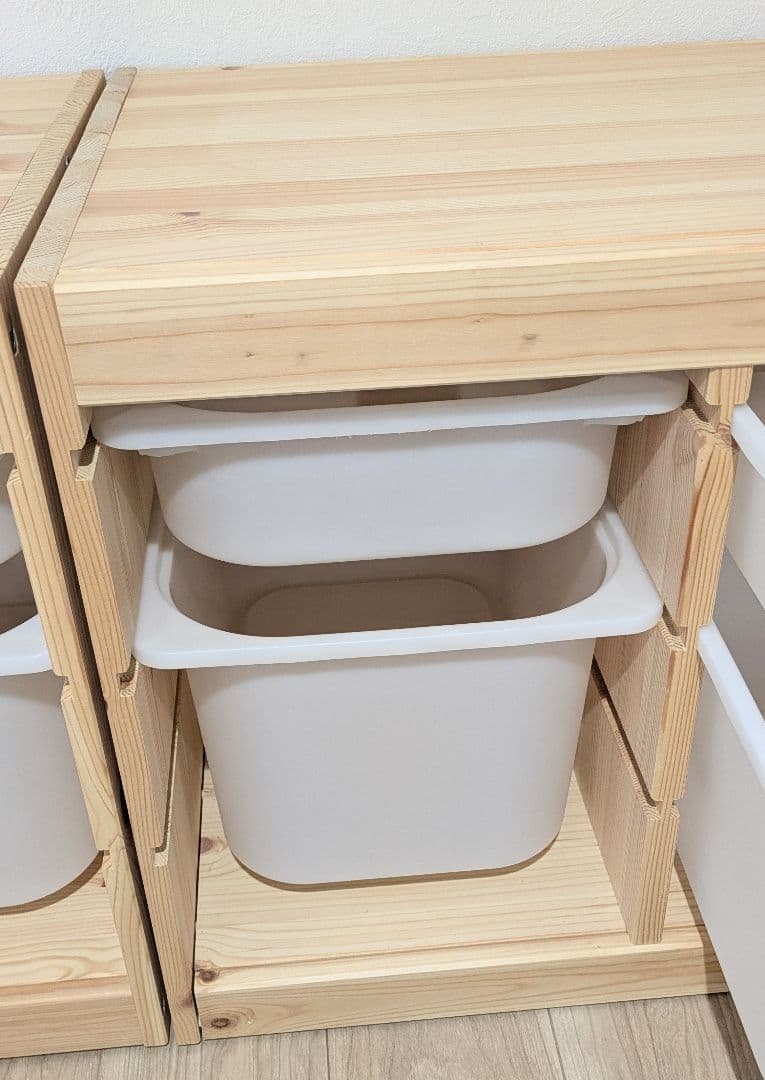 IKEA トロファスト　プラスチックボックス6個付きAタイプ