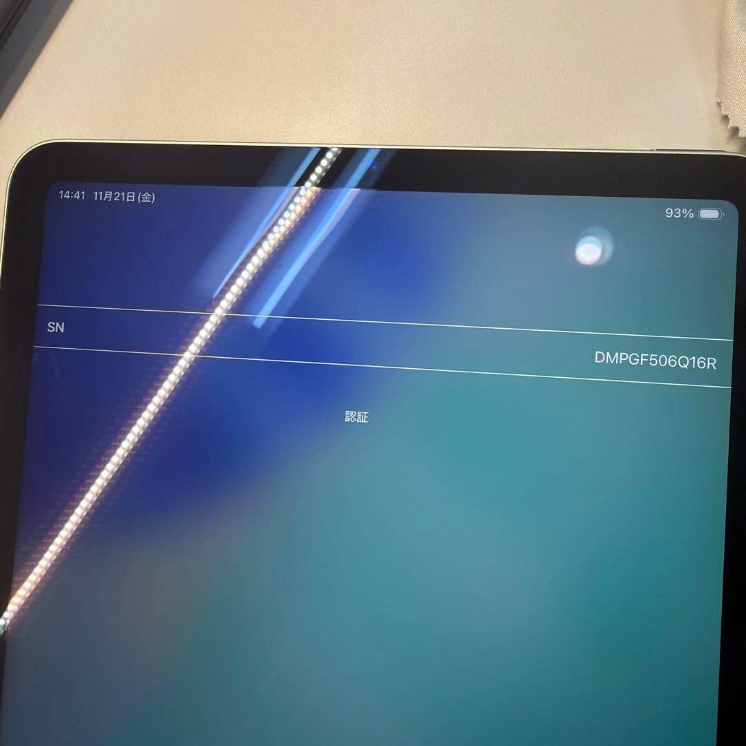 ジャンク iPad Air 4 64GB Wi-Fi 93%