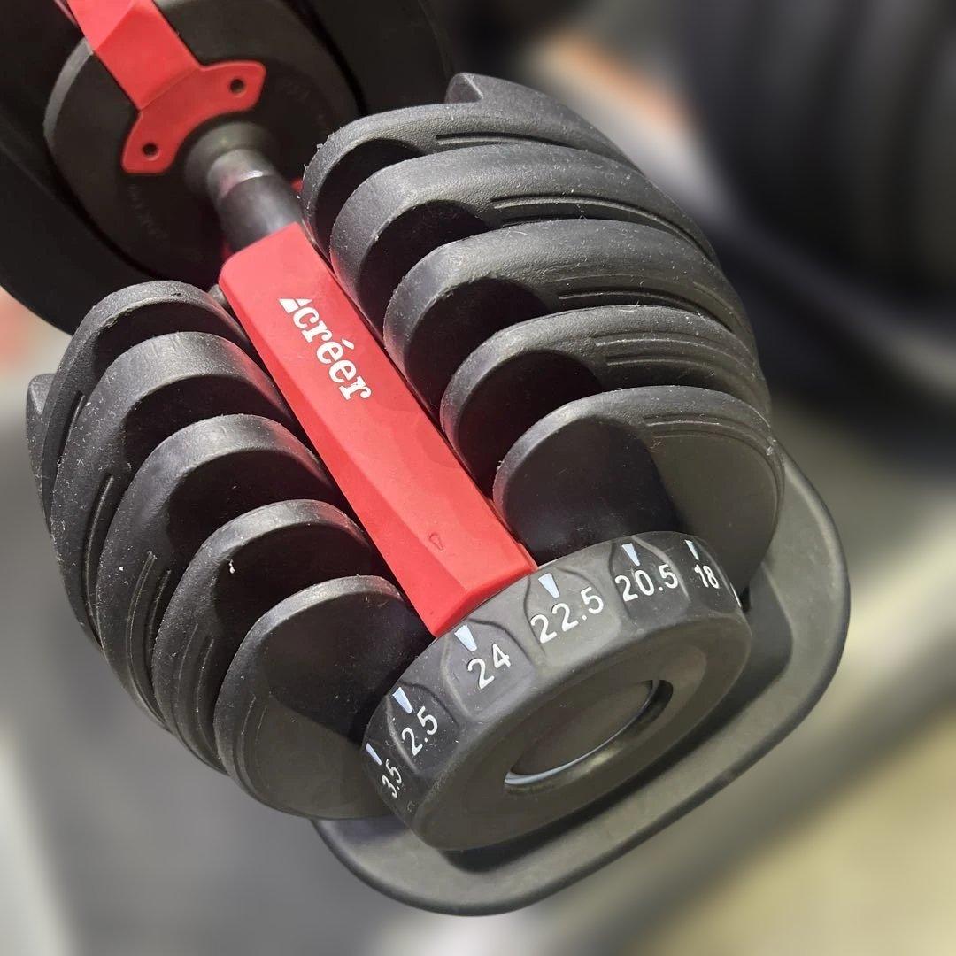 6385 Creer 可変式ダンベル24Kg 2.5Kg〜24Kg 2個セット