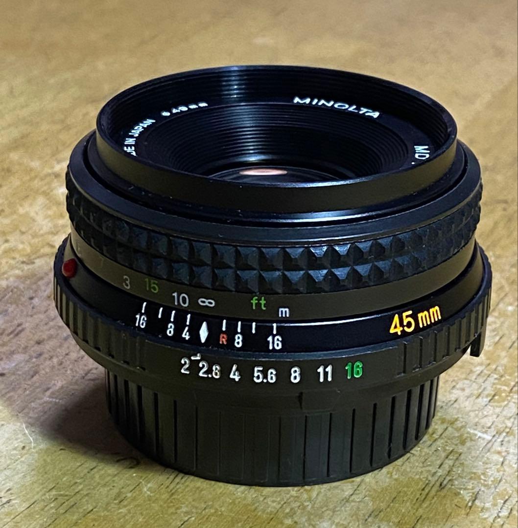 【整備品】Minolta XD + MD ROKKOR 45mm F2