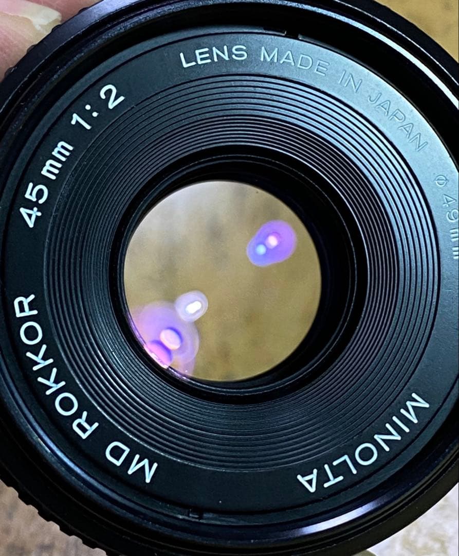 【整備品】Minolta XD + MD ROKKOR 45mm F2