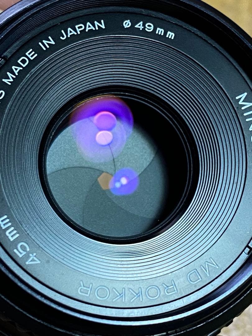 【整備品】Minolta XD + MD ROKKOR 45mm F2