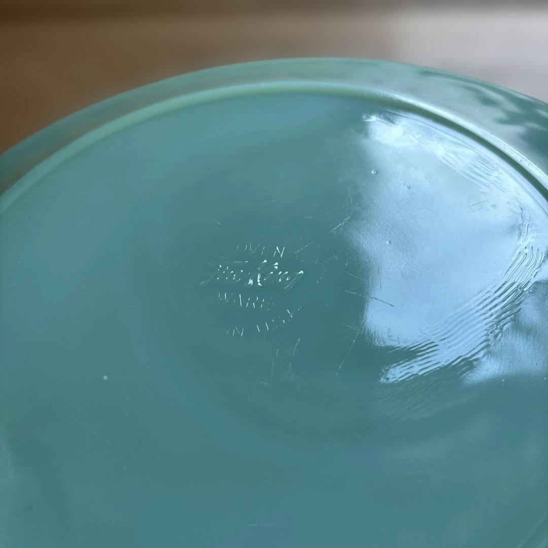 ファイヤーキング レストランウエア ディナープレート 1950年代刻印2枚セット