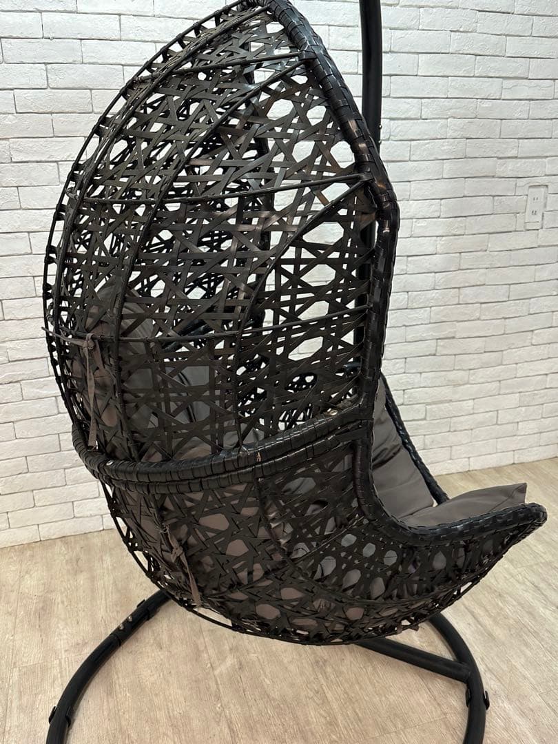 【東京都23区配送無料】ハンギング　チェア　たまご型　アウトドア　椅子　吊り下げ