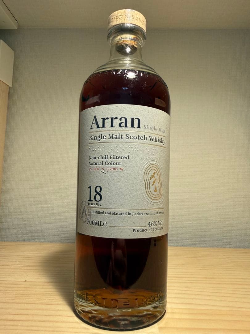 注意　エッセンス オブ サントリー とアイラピーテッド Arran 18年