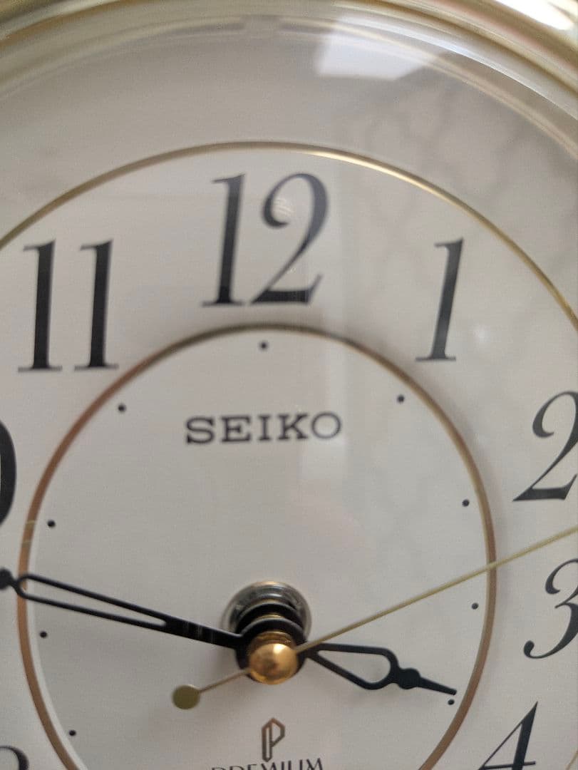SEIKO アーチ型振り子置時計 グリーン