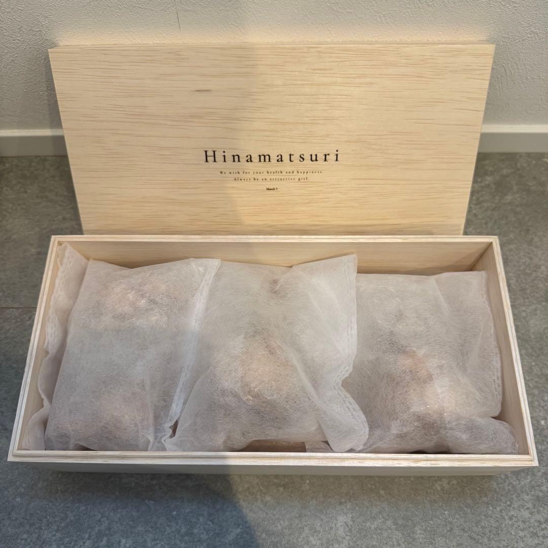 木製雛人形セット Hinamatari 初節句