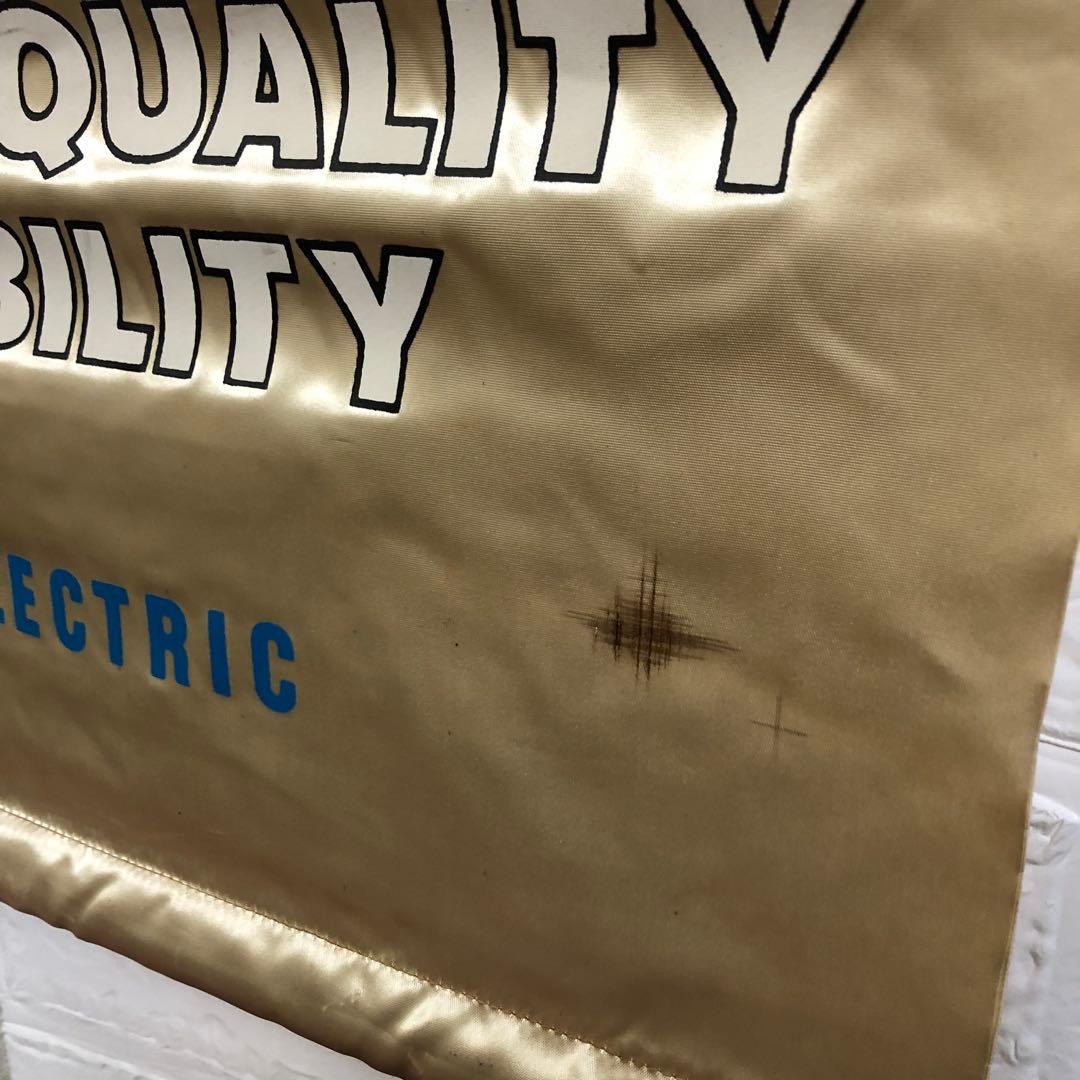 ゼネラルエレクトリック　ビンテージバナー　サイン　看板　大型