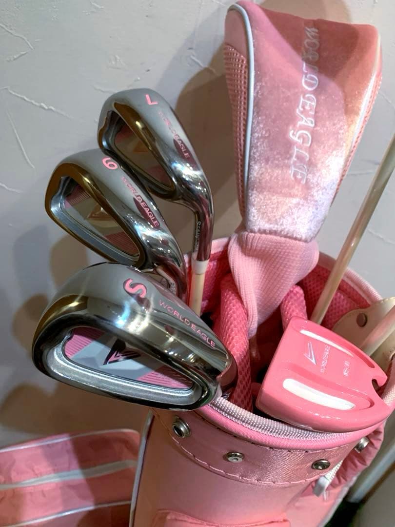 美品　ワールドイーグル　レディースゴルフクラブ セット　優しい