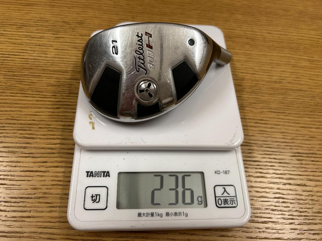 タタイトリスト９０９H　ヘッドのみ　４個セット　15°１７°19°21°