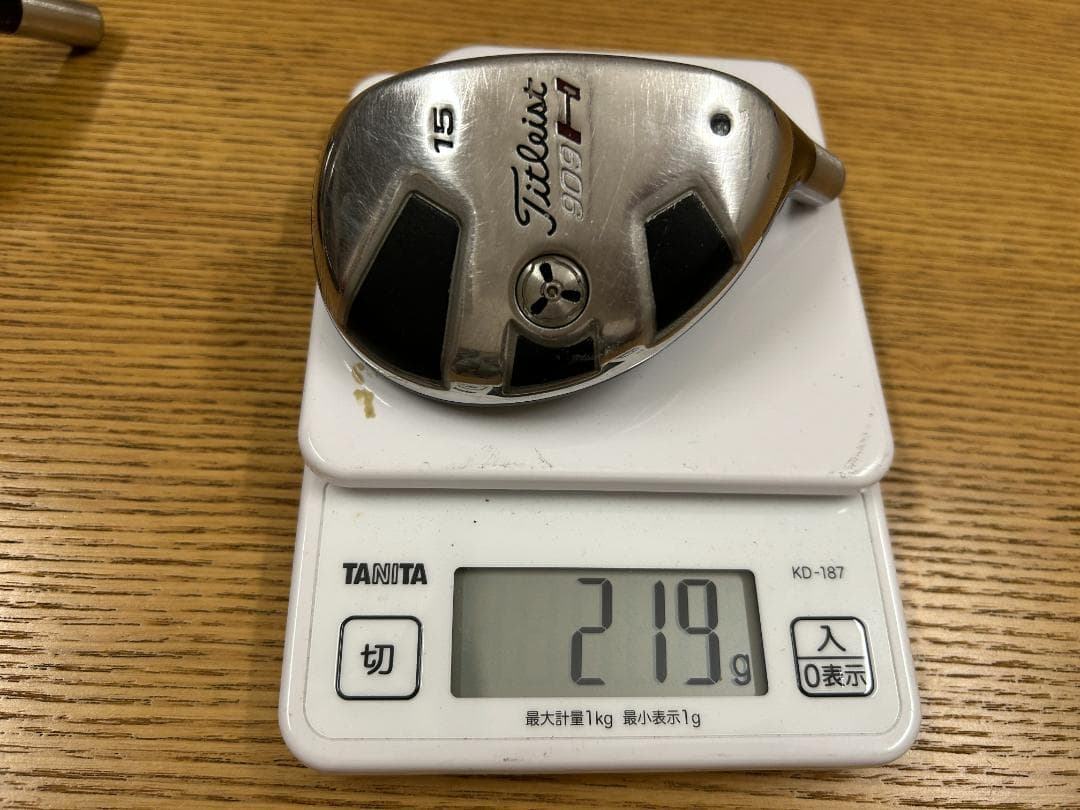 タタイトリスト９０９H　ヘッドのみ　４個セット　15°１７°19°21°