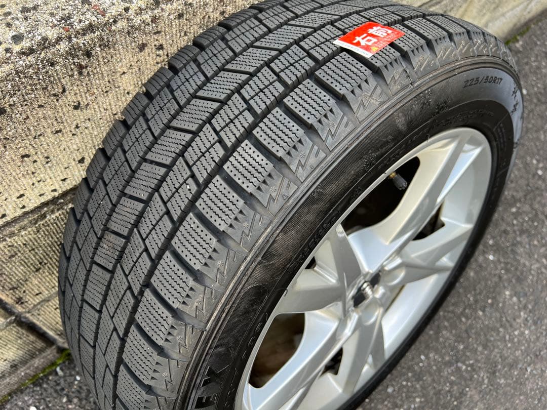 送料込 アウディ純正A4スタッドレス ホイール 4本セット225/50R17