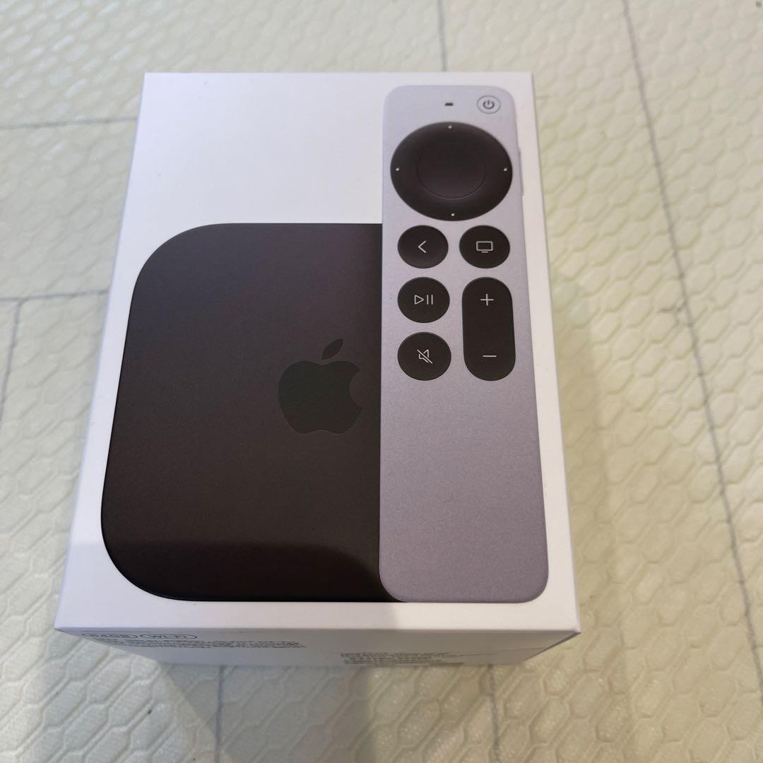 Apple TV 4K 64GB 第3世代　本体 リモコン 電源ケーブル