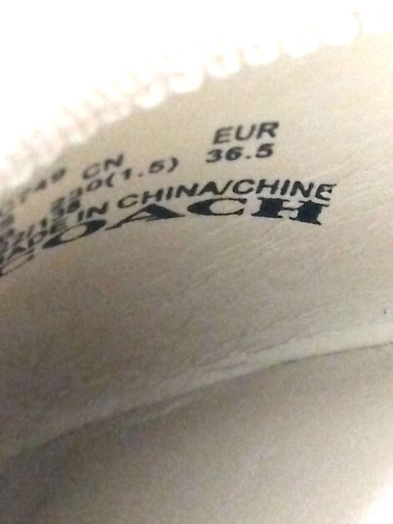 専用【新品・未使用】☆COAC 本革　23cm ベージュ　 フラットシューズ