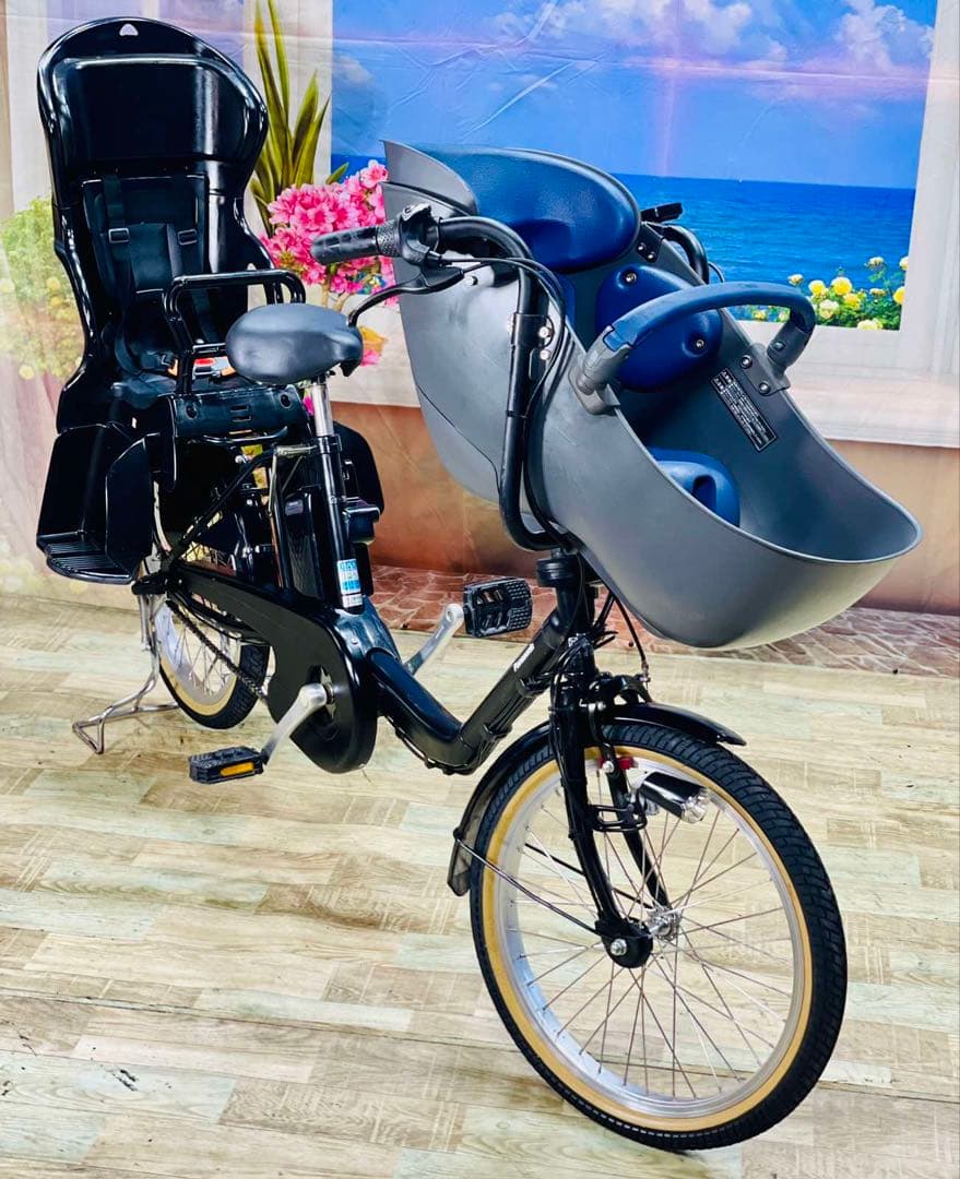 人気モデル！ギュット12AH⭐️パナソニック子供乗せ電動アシスト自転車1175
