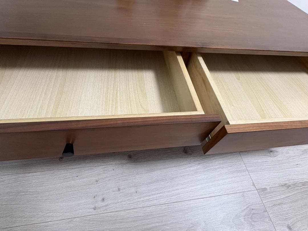 ニトリ　センターテーブル 引き出し付き