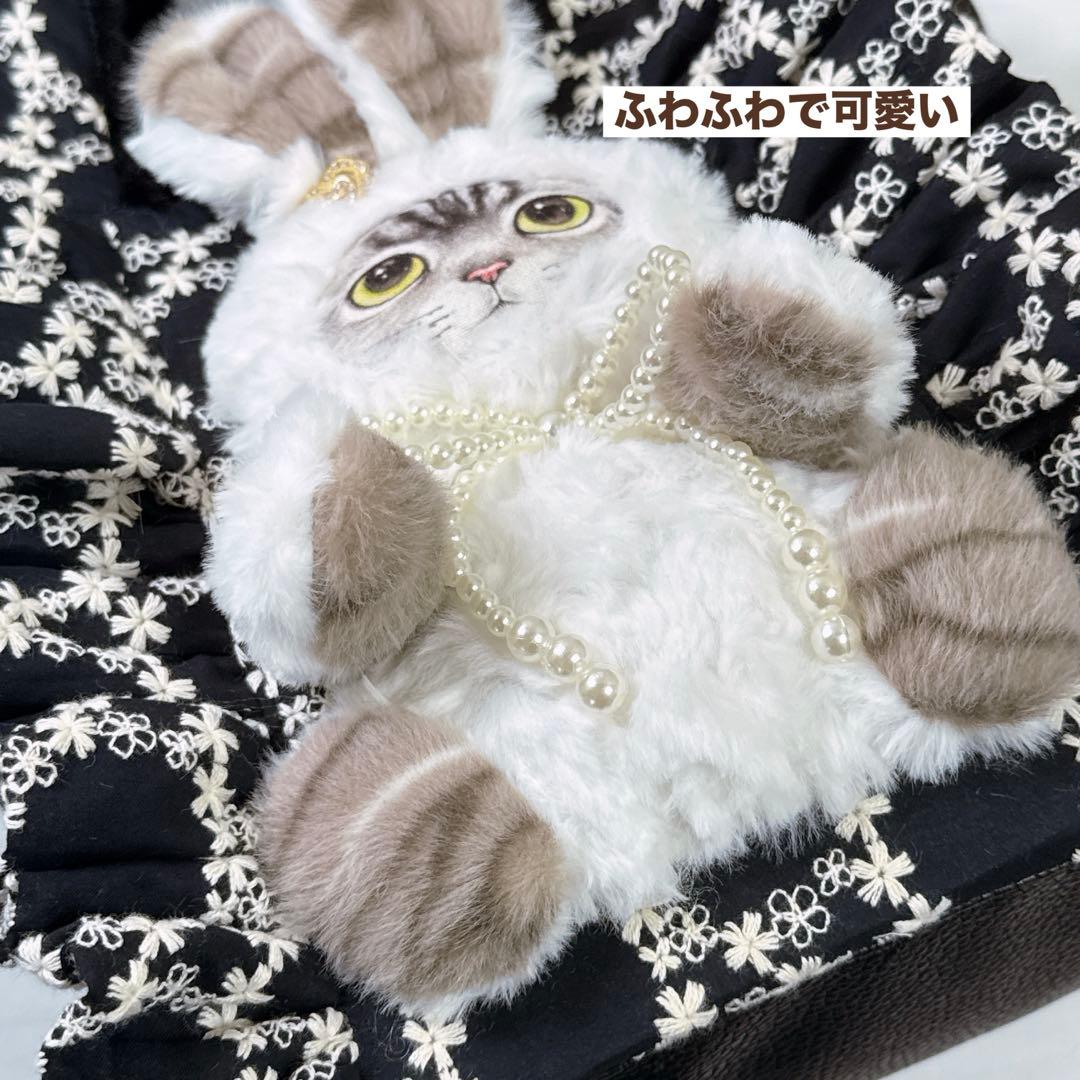 ゆ*ら様 コヤンイサムチョン♡訳あり！さば猫ちゃんの形が変わる帆布＆フリルトート