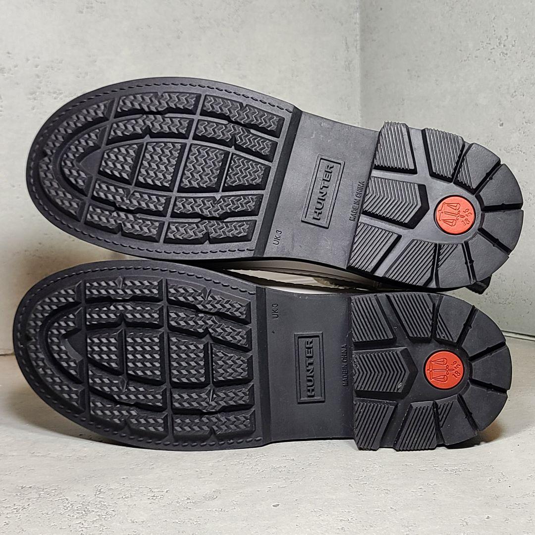 【HUNTER】サイドゴアレインブーツ　リファインド スティッチ ディテール