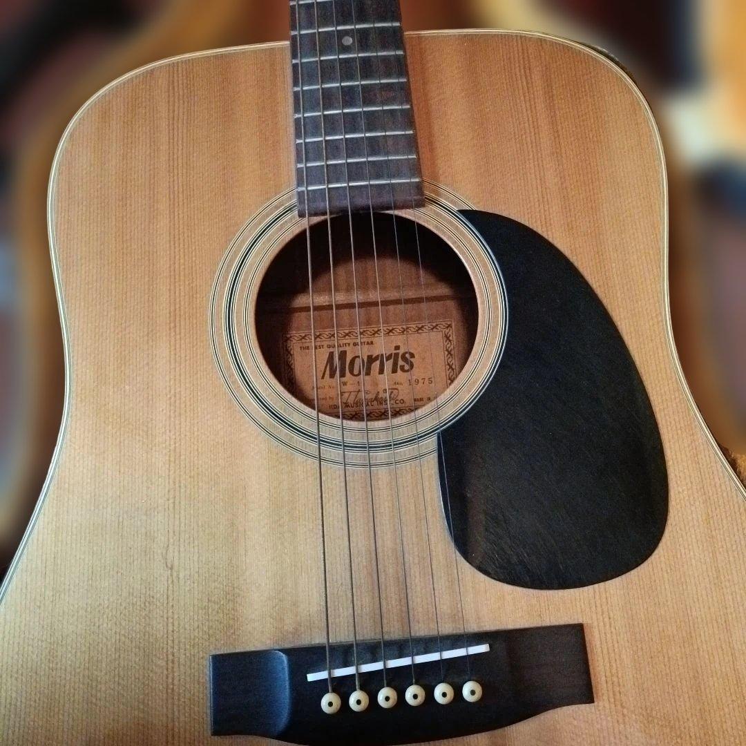 1975年製Morris W-15 アコースティックギター ケース付き　期間限定