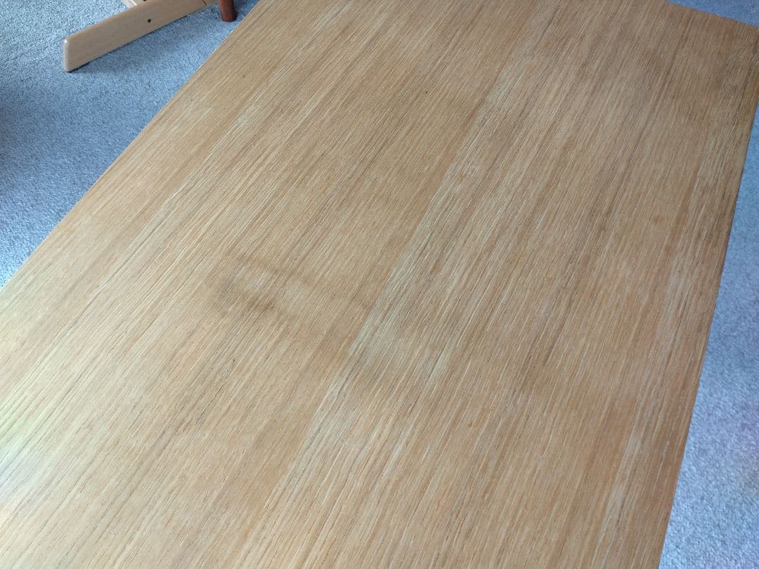 【訳あり】MUJI無印良品 スチール脚木製デスク/オーク材90cm学習机テーブル