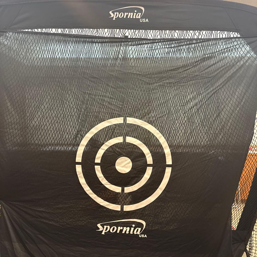 使用1回Spornia スポーニア ゴルフネット ポップアップ式 折り畳み