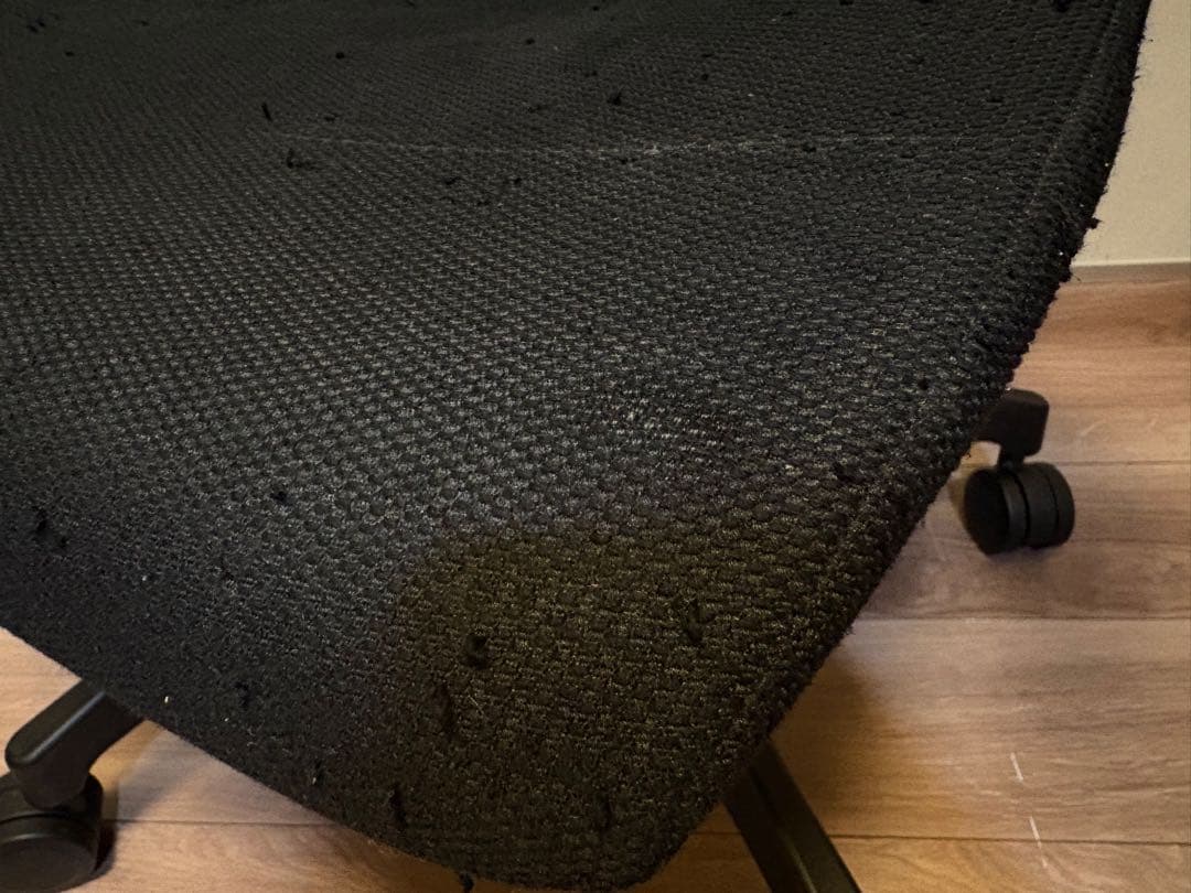 イトーキ アクトチェア ブラック+座面カバー付