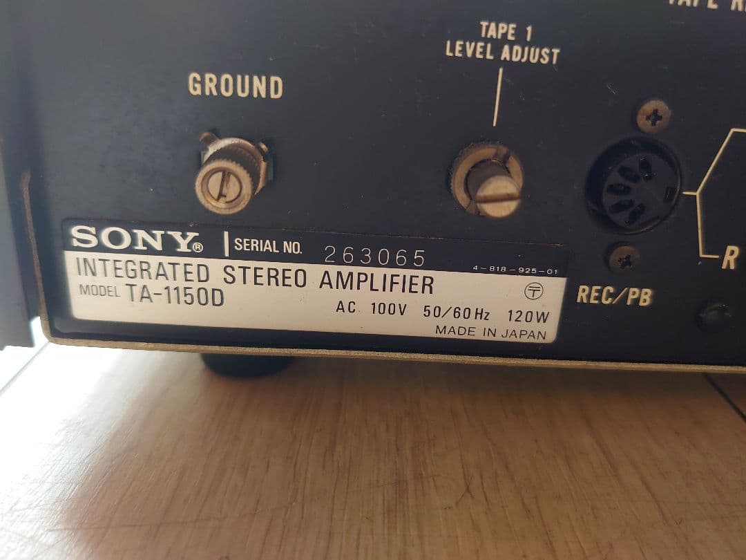 アンプ SONY TA-1150D