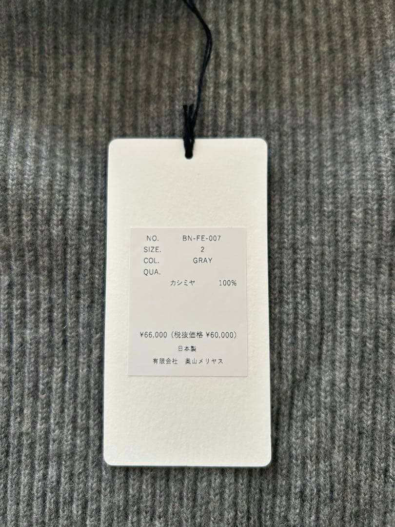 トップス BATONER INNOCENT CASHMERE RIB CREW NECK
