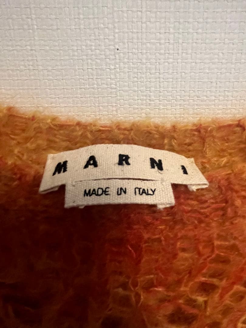 v*p様 MARNI マルニメンズ　SPRAY DYE KNIT モヘアセーター