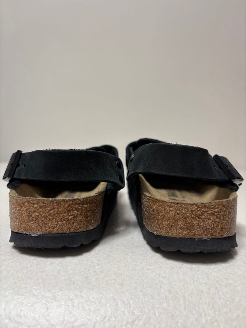 【美品】ビルケンシュトック tokio スエード サンダル黒38（24.5cm）