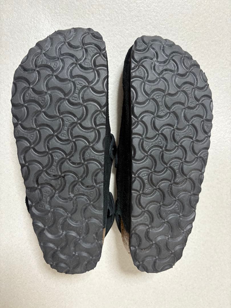 【美品】ビルケンシュトック tokio スエード サンダル黒38（24.5cm）